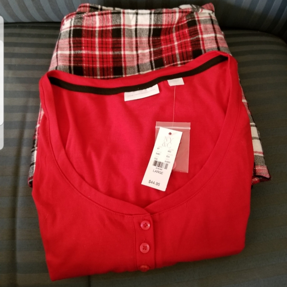 NWT New York & Company Tee Pj's
